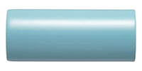 Steel tube powder coated in duck egg blue.