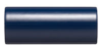 Steel tube powder coated in navy blue.