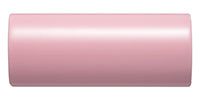 Steel tube powder coated in baby pink.