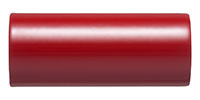 Steel tube powder coated in royal red.