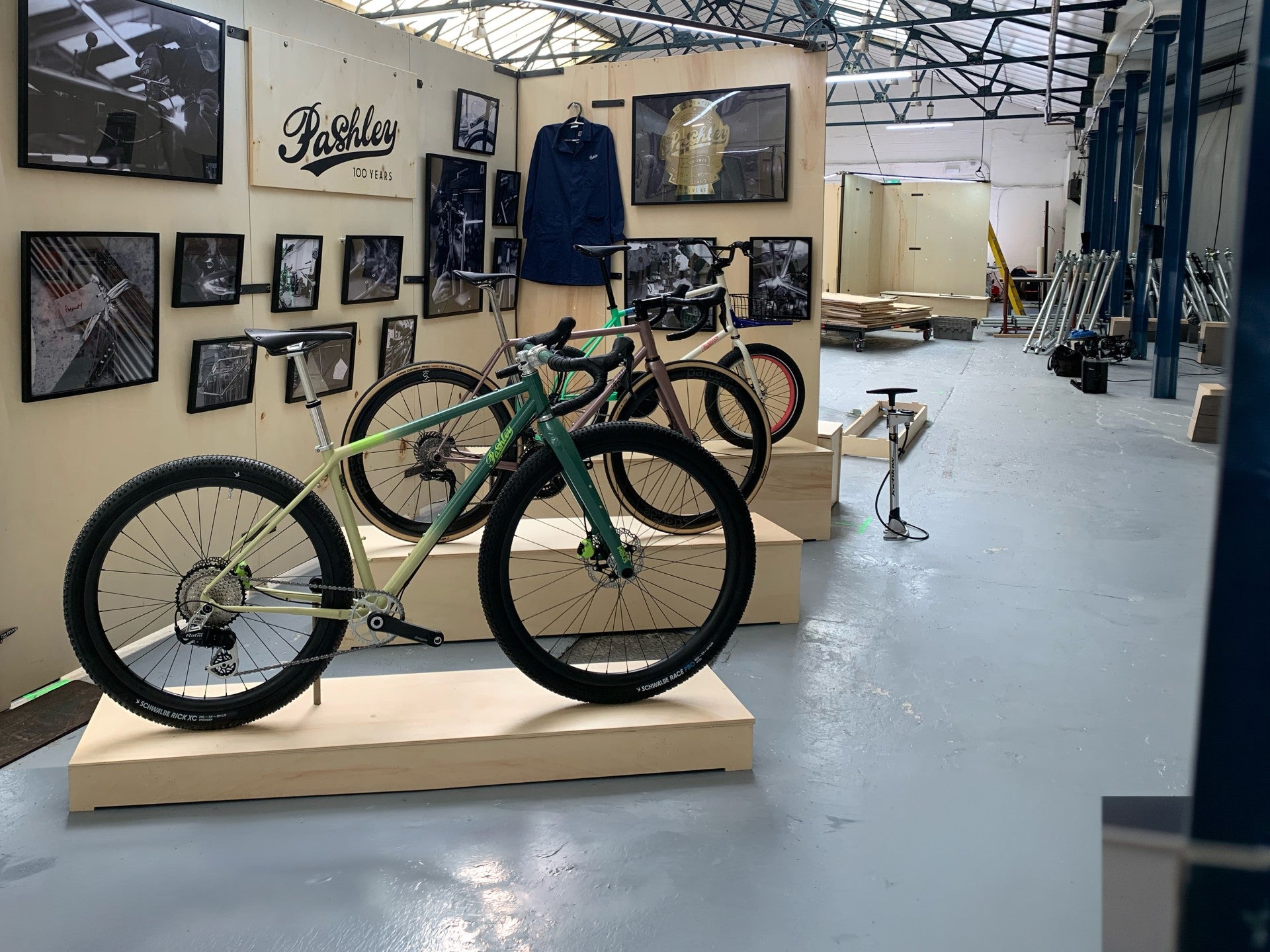 Three Pashley bicycles on display at Bespoked UK 2026
