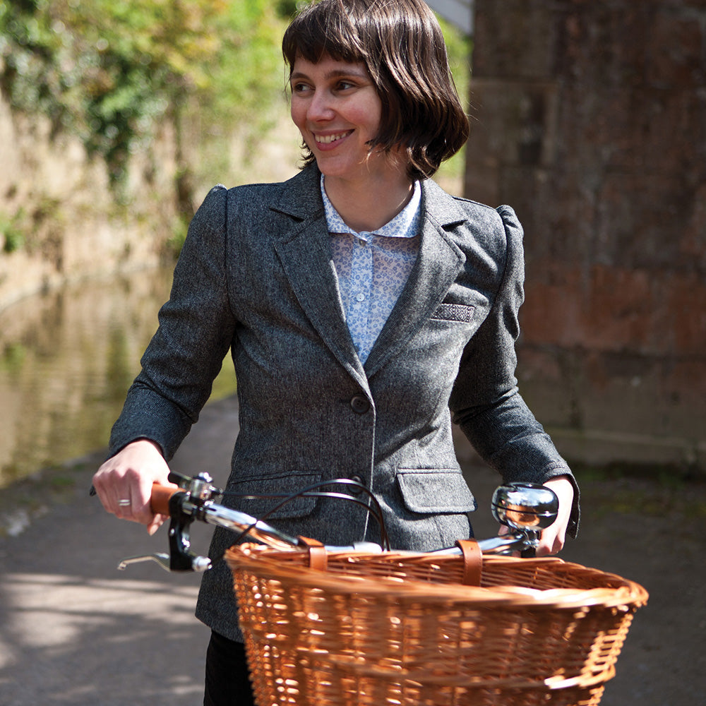 Pashley Blouse in blue with jacket