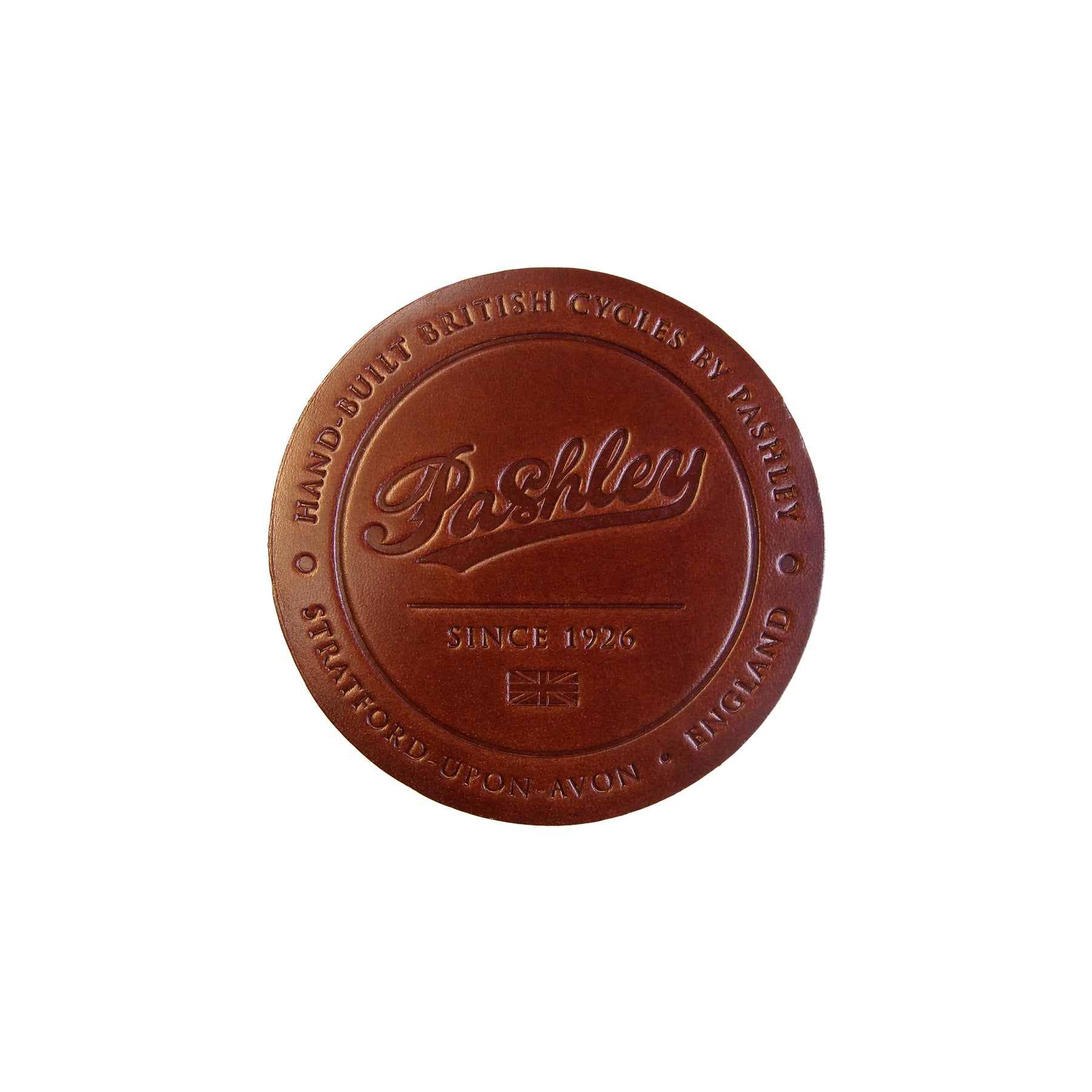 Leather Coaster - Dark Brown