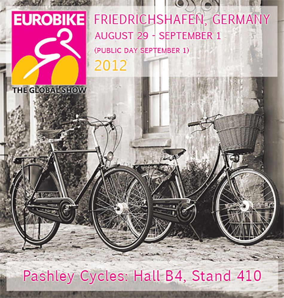 Eurobike 2012 poster with Pashley Roadster and Princess bicycles.