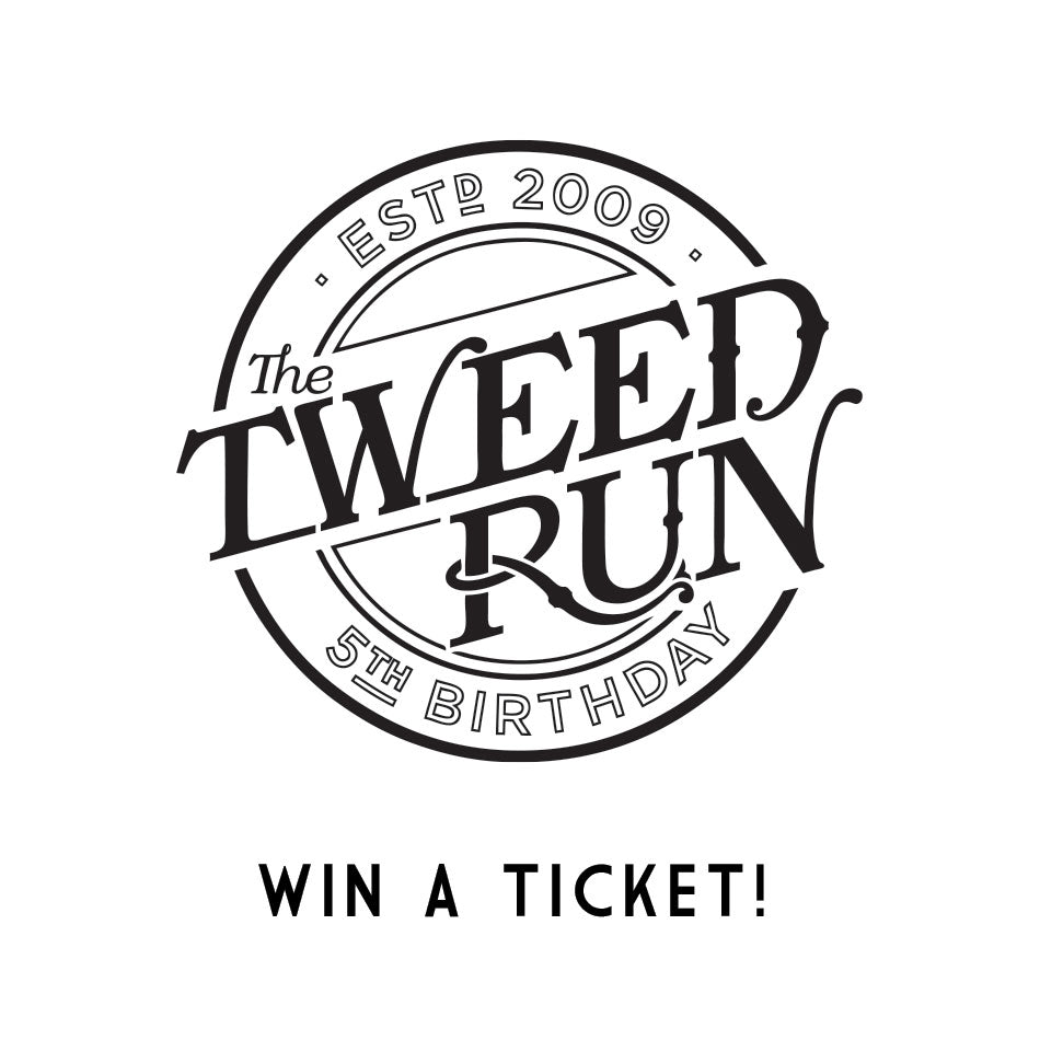 The London Tweed Run Logo in 2013 celebrating their 5th birthday.