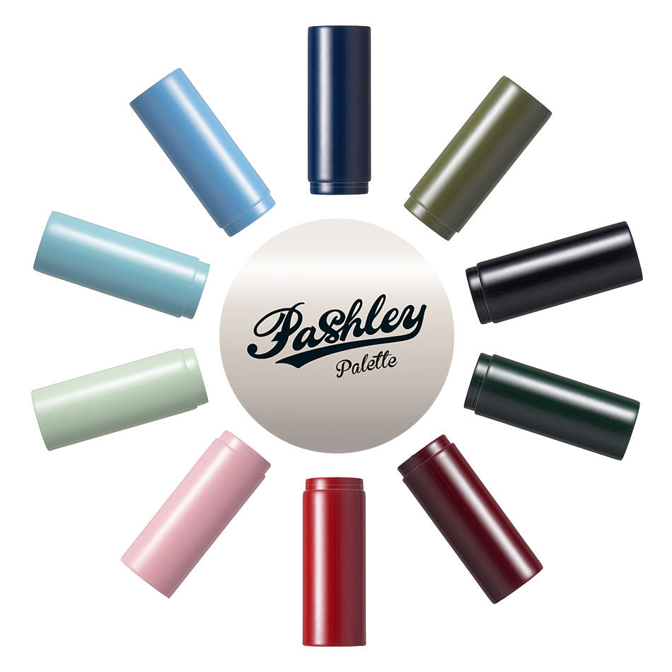 A colourful 'sunshine' created using tubes of Pashley paint colours.