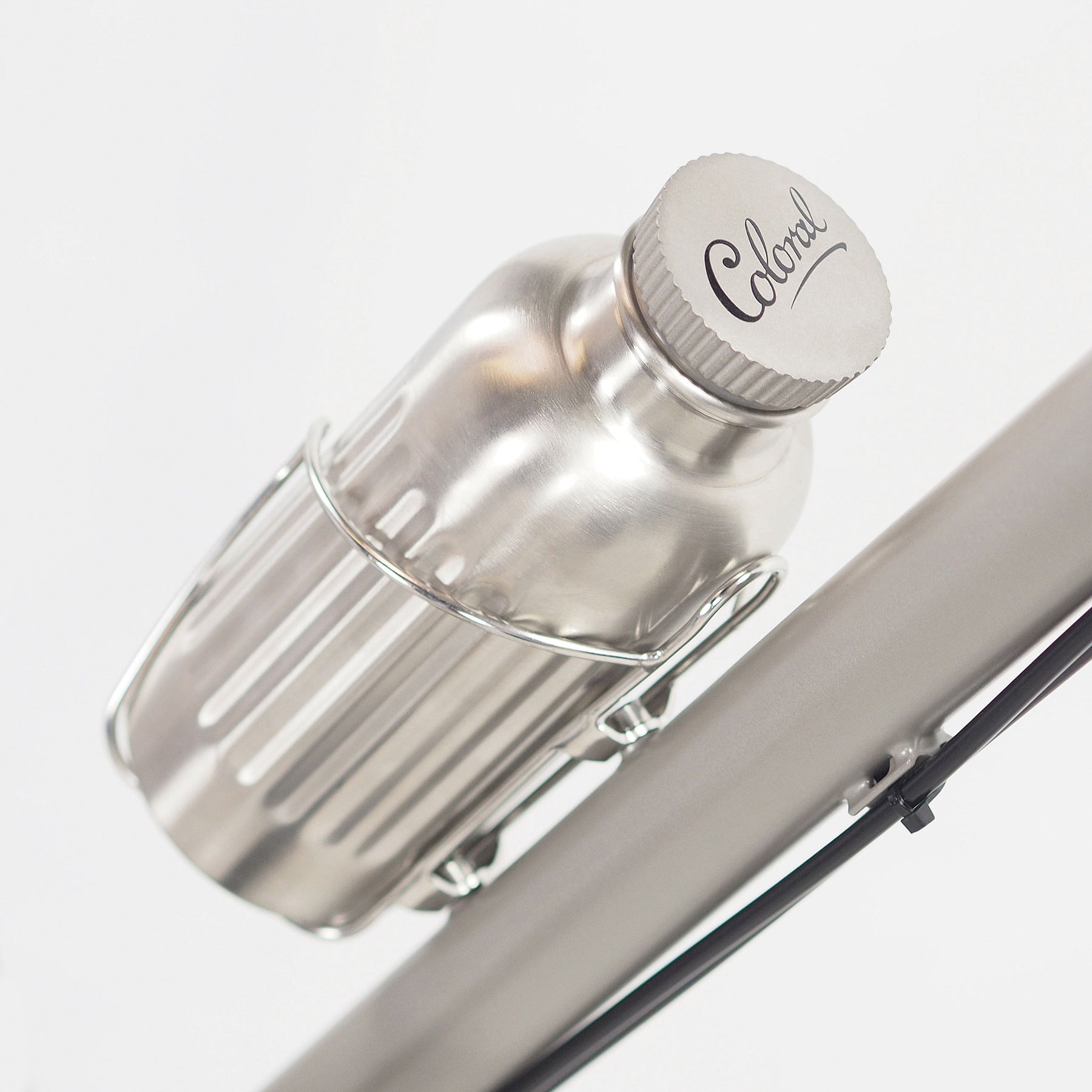 thumbnail image 2 of Tipsum Super Light Stainless Steel Water Bottle & Cage Set For Road Bikes - 20 Oz 2 of 3