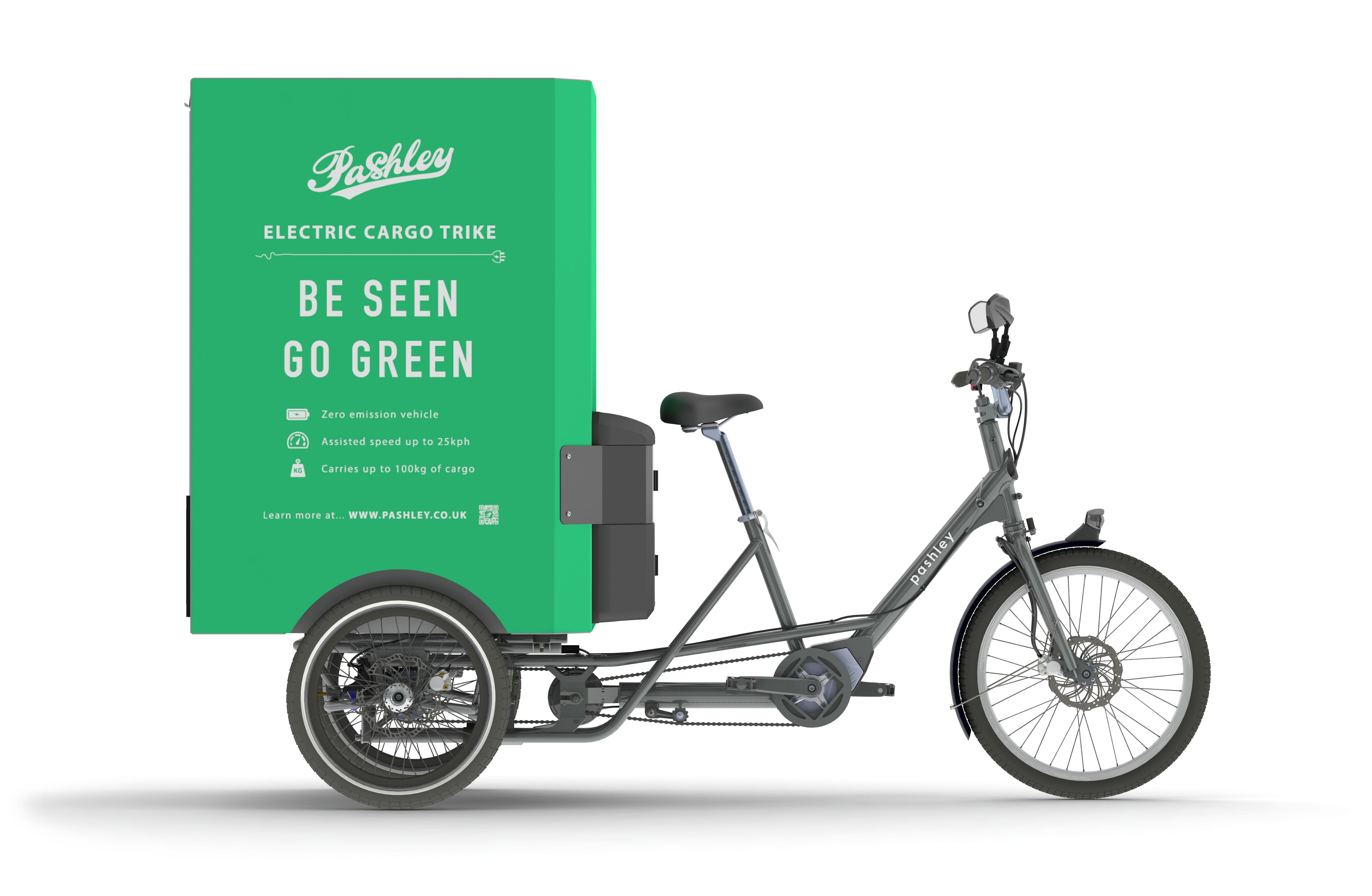 ALECS The NEW e-Cargo trike from Pashley Cycles