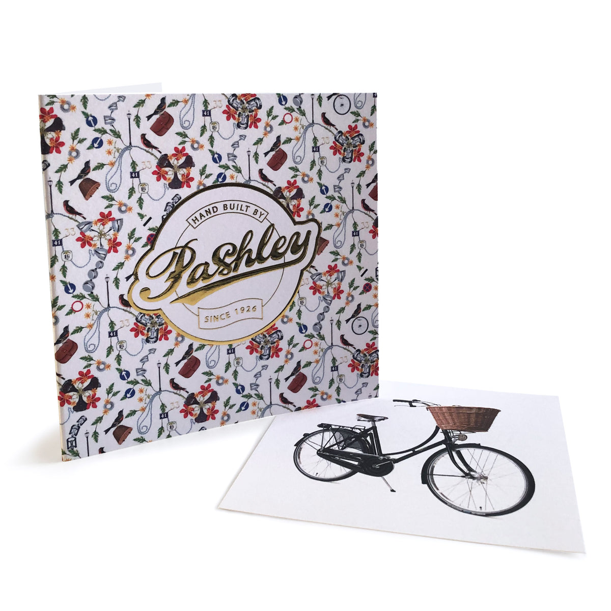 Pashley greetings card with cycle insert