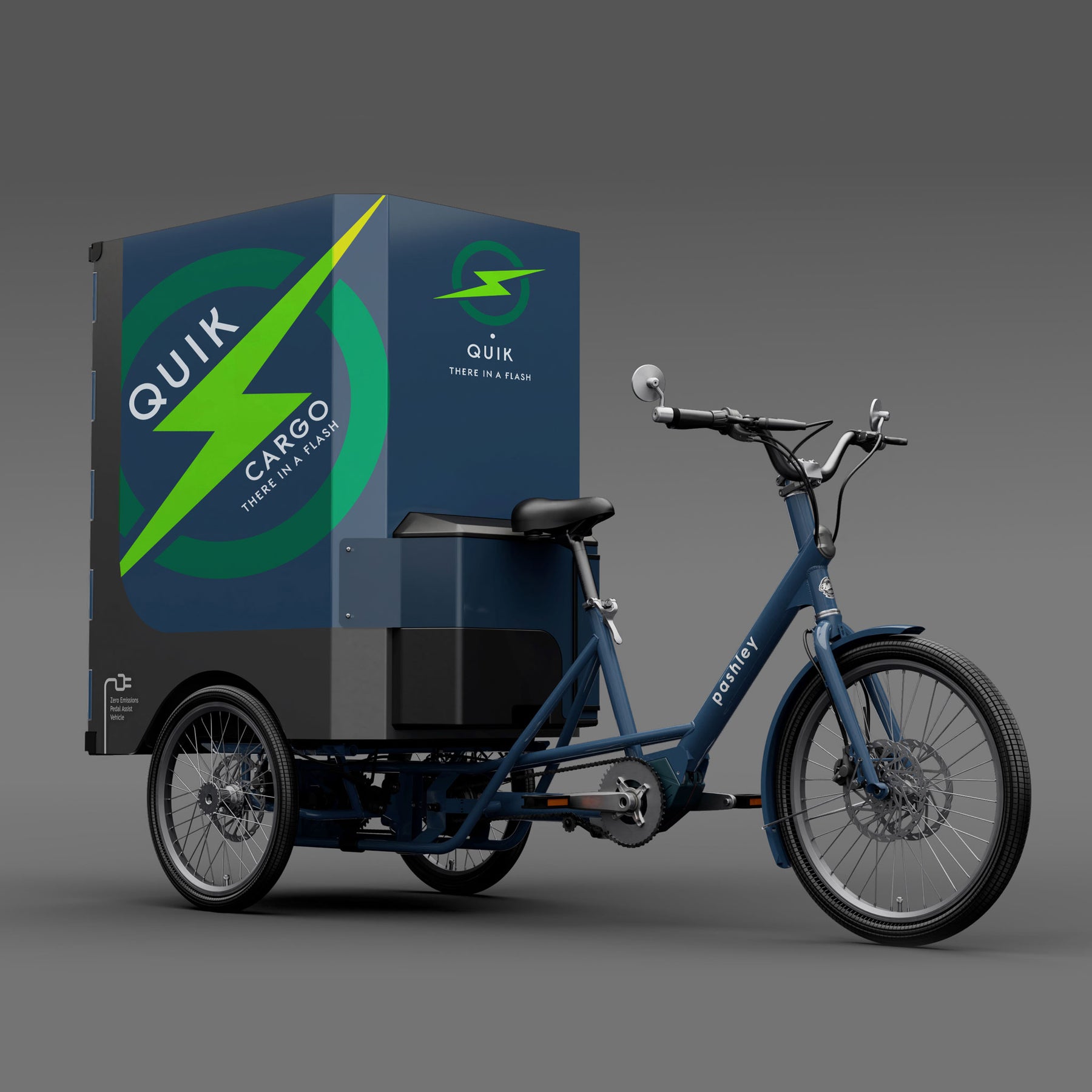 ALECS The NEW e-Cargo trike from Pashley Cycles